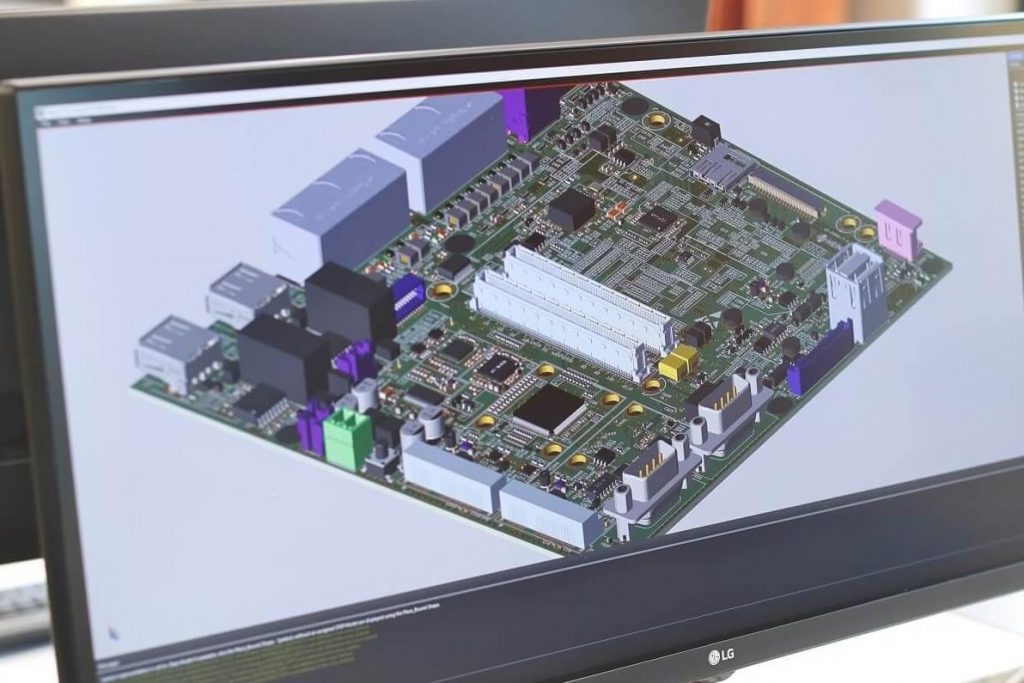 Dienstleistung für Elektronikentwicklung mit CAD